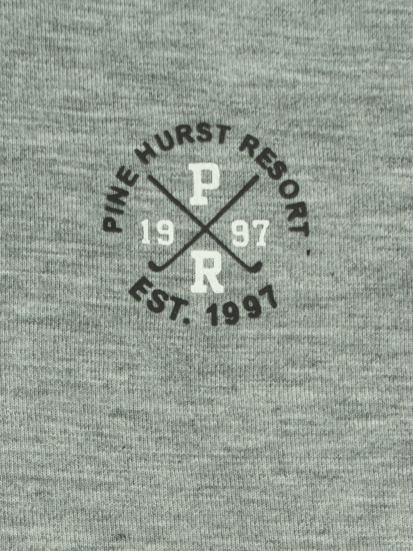 Stone Harbor MEN'S GREY TEXTURED HENLEY