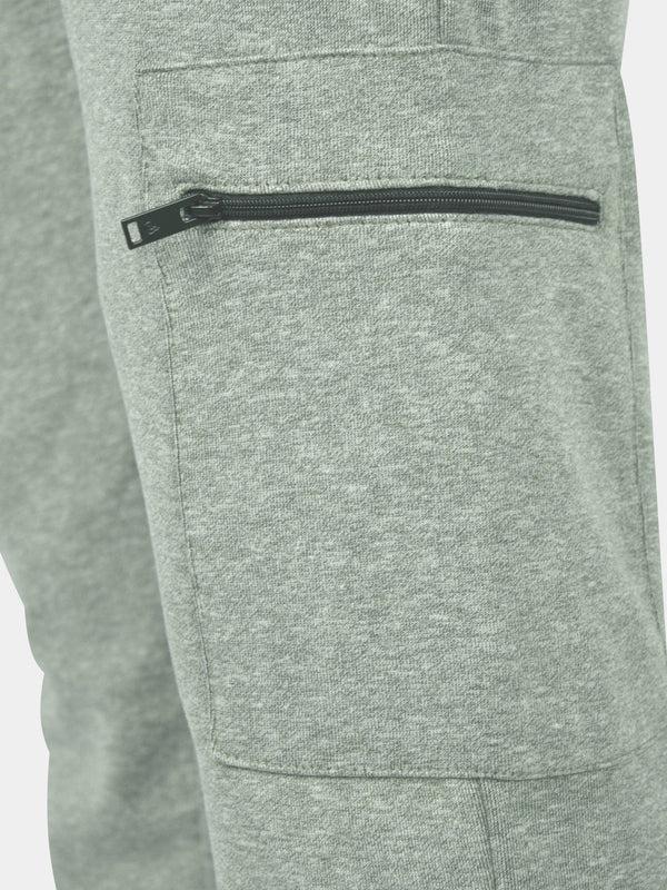 Stone Harbor MEN'S GREY ZIPPED CARGO JOGGER