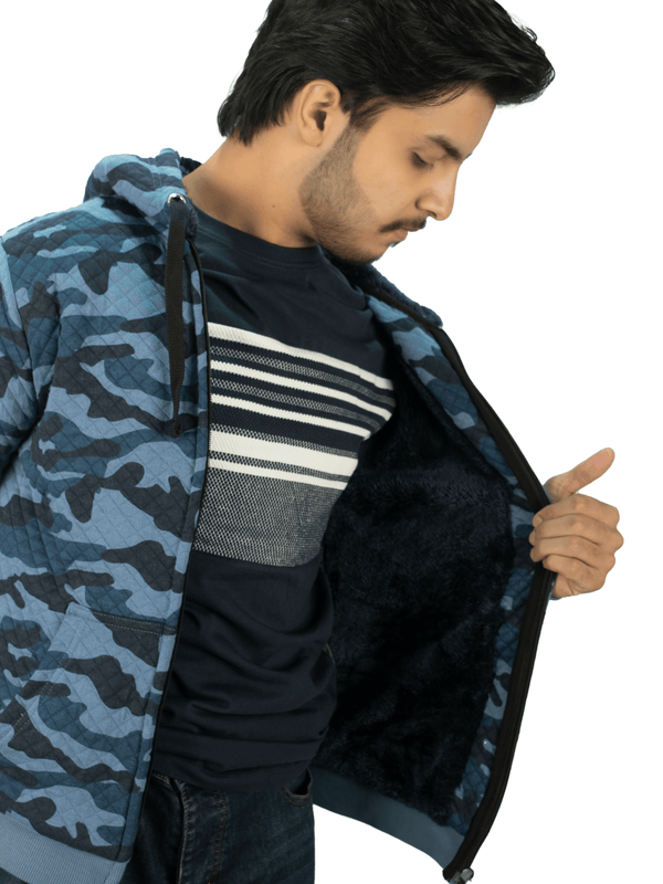 Stone Harbor MEN'S HEAVY FUR CAMO HOODIE