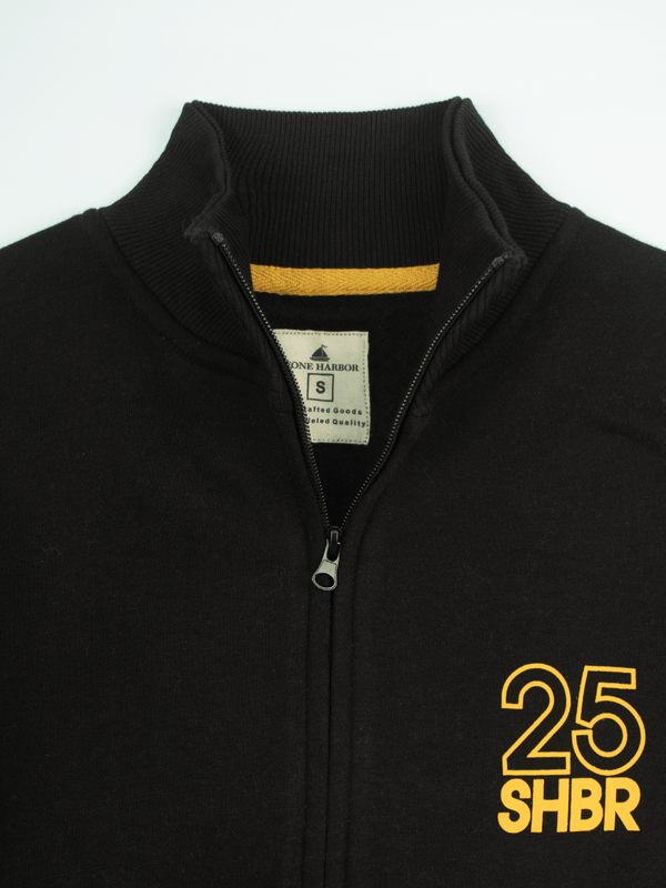 Stone Harbor MEN'S JET BLACK FLEECE JACKET