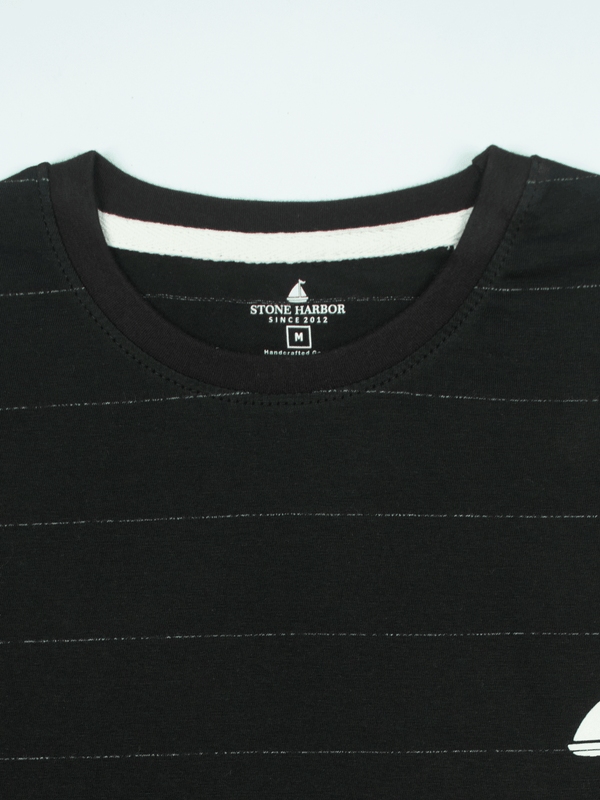 Stone Harbor MEN'S JET BLACK SIGNATURE T-SHIRT