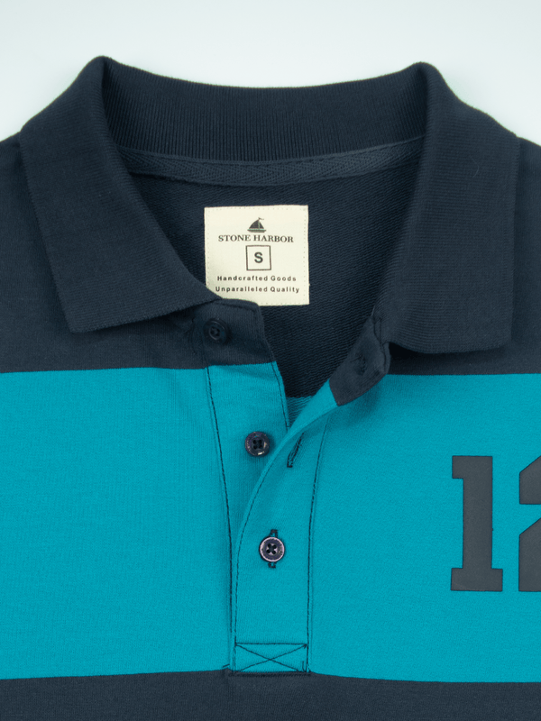 Stone Harbor MEN'S LUXE STRIPER RUGBY