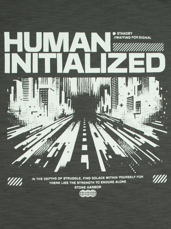 Stone Harbor MEN'S LUXURY INITIALIZED T-SHIRT