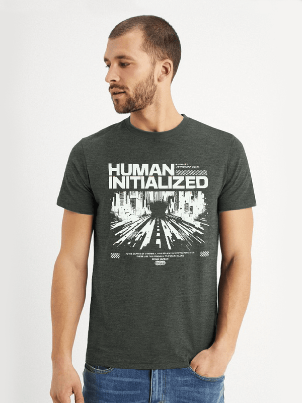 stone harbor MEN'S LUXURY INITIALIZED T-SHIRT