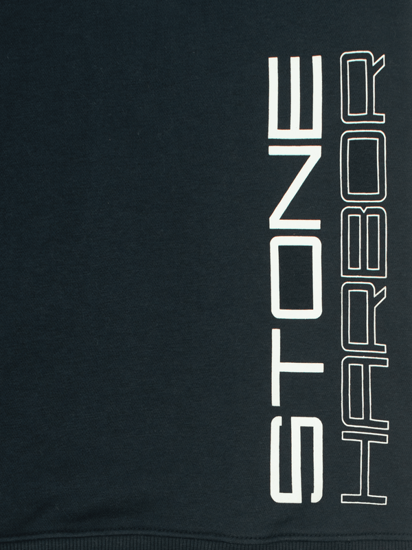 Stone Harbor MEN'S NAVY PANELED FLEECE SWEATSHIRT