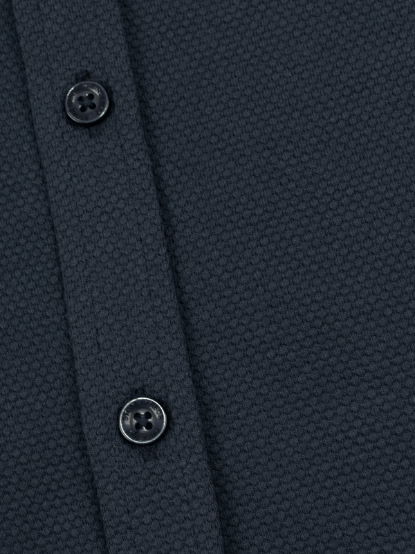 Stone Harbor MEN'S NAVY POPCORN CASUAL SHIRT