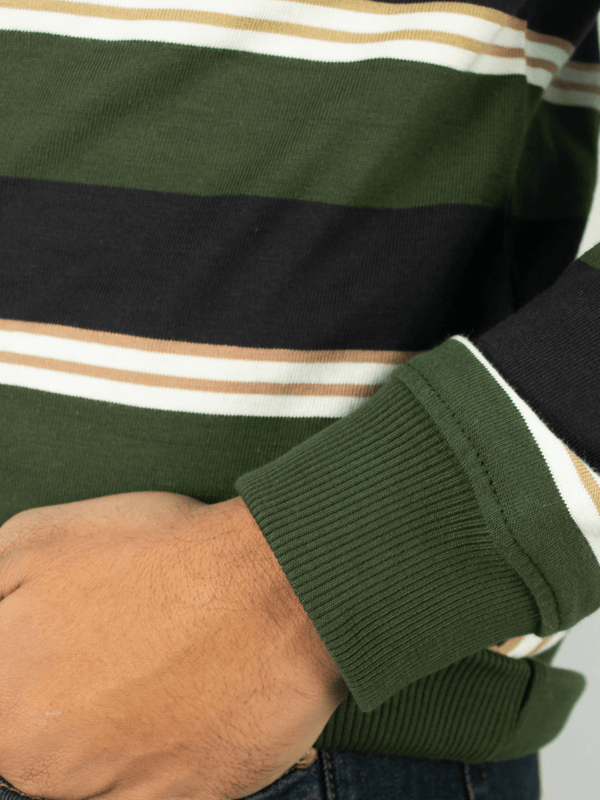 Stone Harbor MEN'S NAVY STRIPER SWEATSHIRT