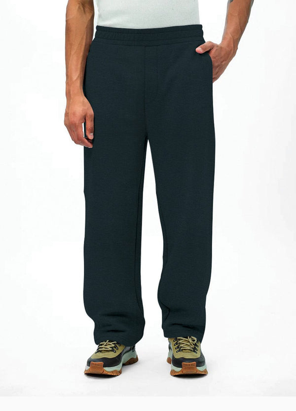 stone harbor MEN'S NAVY WAFFLE JOGGER TROUSER