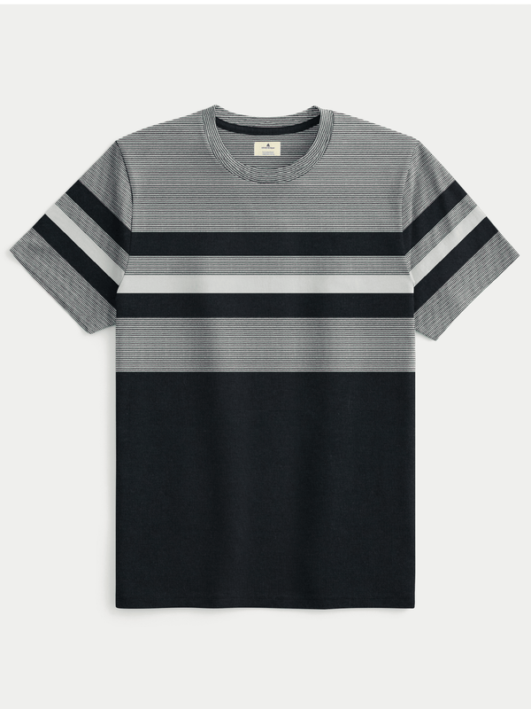 stone harbor MEN'S NAVY YARN DYED T-SHIRT