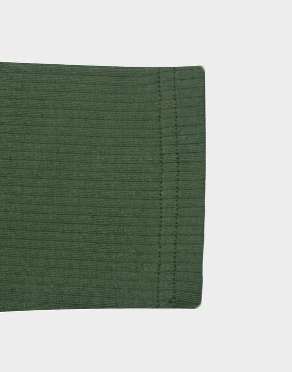 Stone Harbor MEN'S OLIVE SIGNATURE MOCK NECK SHIRT