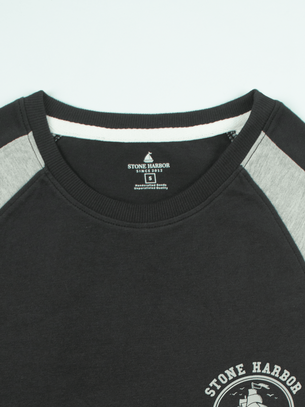 Stone Harbor MEN'S PANELED RAGLAN T-SHIRT