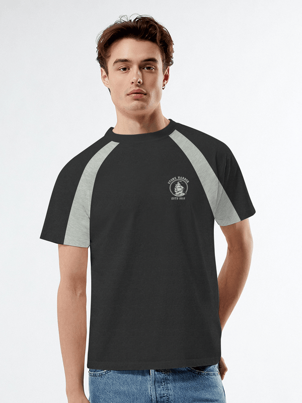 stone harbor MEN'S PANELED RAGLAN T-SHIRT