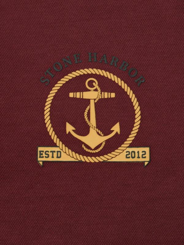 Stone Harbor MEN'S PREMIUM BURGUNDY RUGBY