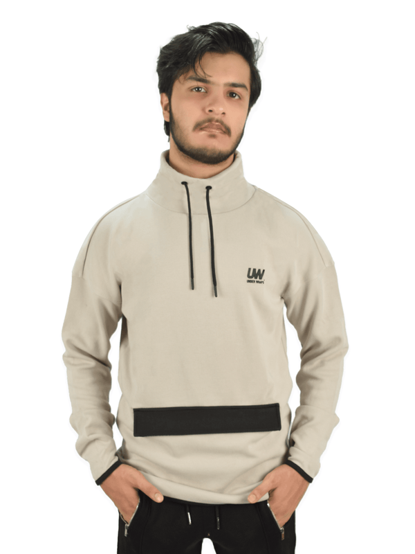 stone harbor MEN'S PREMIUM FUNNEL NECK SWEATSHIRT