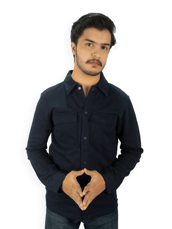 stone harbor MEN'S PREMIUM NAVY CASUAL SHIRT