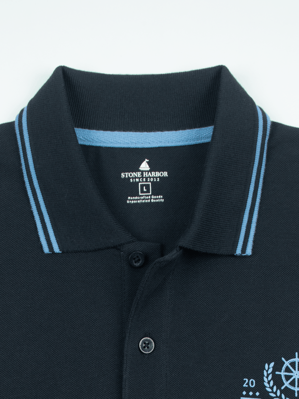 Stone Harbor MEN'S PREMIUM NAVY POLO SHIRT