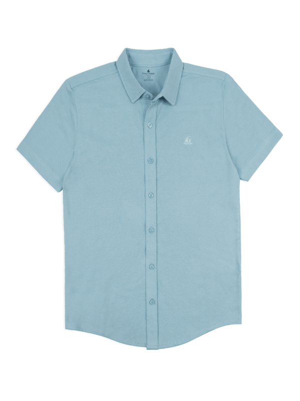 stone harbor MEN'S PREMIUM POPCORN CASUAL SHIRT