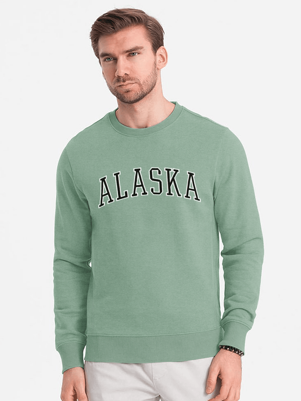 stone harbor MEN'S PREMIUM SAGE SWEATSHIRT