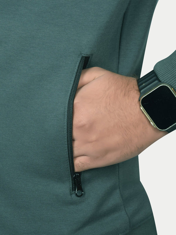 Stone Harbor MEN'S PREMIUM TEAL FLEECE JACKET