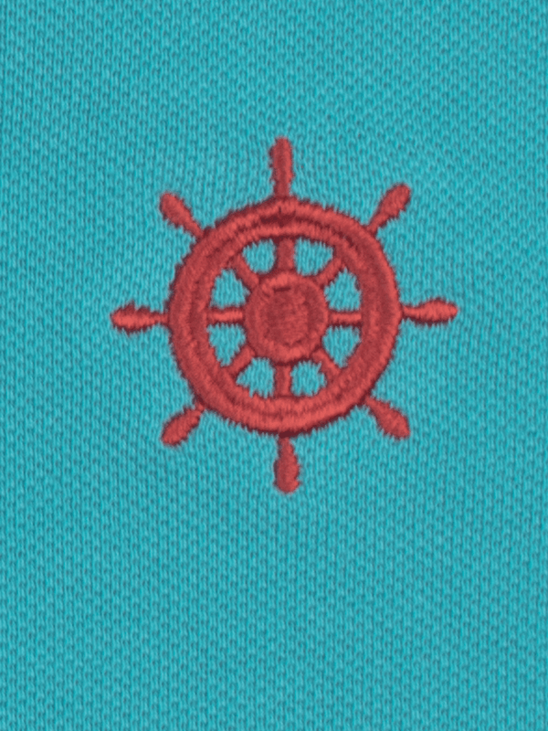 Stone Harbor MEN'S PREMIUM TEAL TWIN-TIPPED POLO