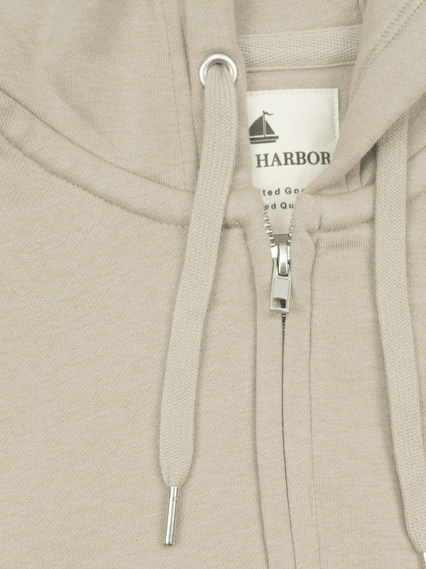 Stone Harbor MEN'S SAND FLEECE ZIPPER HOODIE