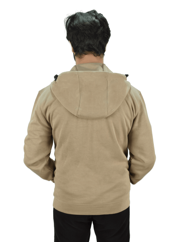 Stone Harbor MEN'S SAND ZIP-THROUGH HOODY