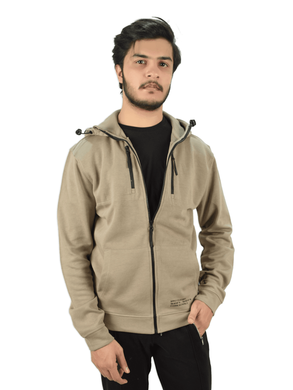 stone harbor MEN'S SAND ZIP-THROUGH HOODY