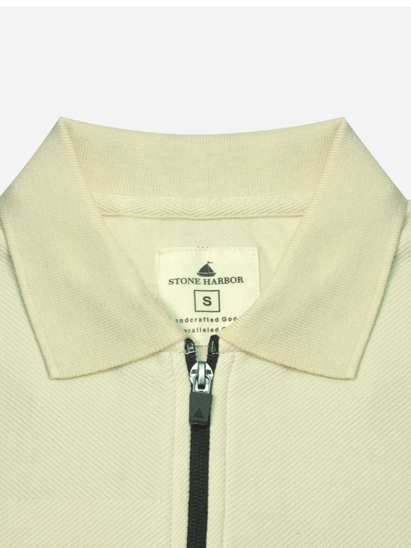 Stone Harbor MEN'S SIGNATURE BEIGE RUGBY