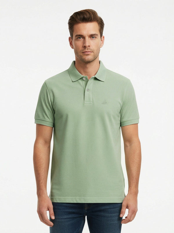 stone harbor MEN'S SIGNATURE GREY POLO SHIRT