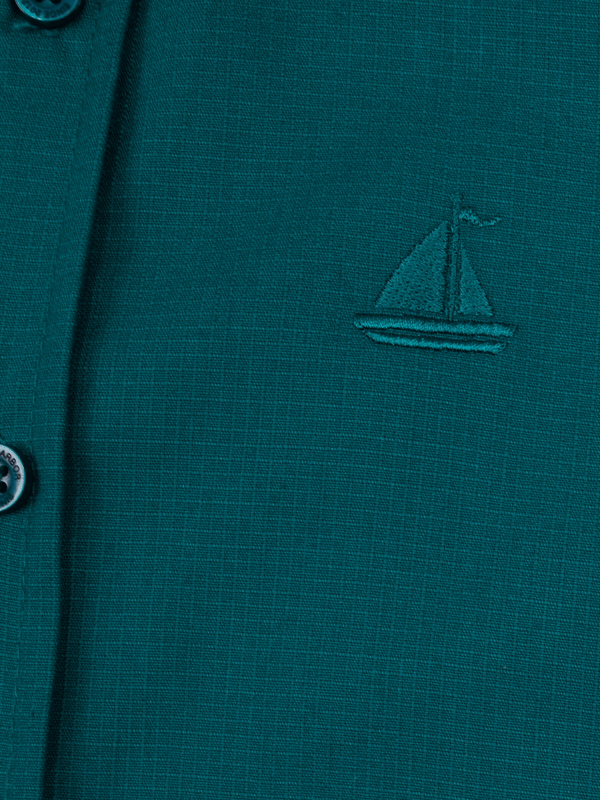 Stone Harbor MEN'S SIGNATURE TEAL CASUAL SHIRT