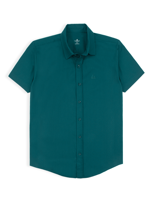 stone harbor MEN'S SIGNATURE TEAL CASUAL SHIRT