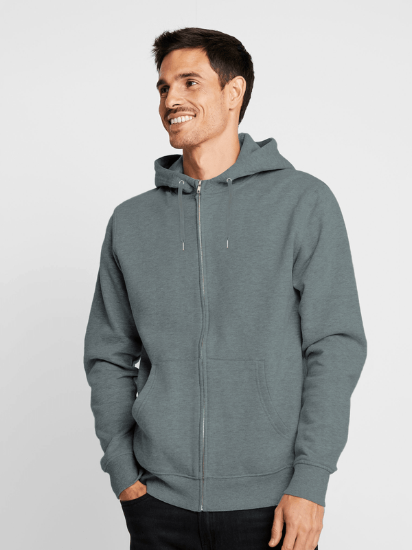stone harbor MEN'S SLATE BLUE FLEECE HOODIE