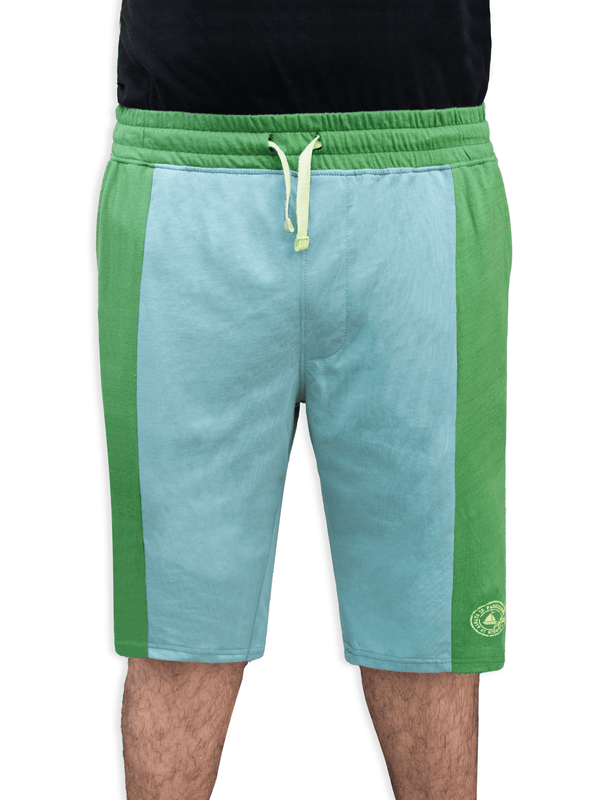 stone harbor MEN'S TEAL PANELED SHORTS