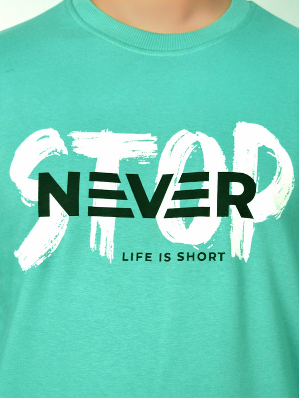 Stone Harbor MEN'S TEAL TERRY SWEATSHIRT