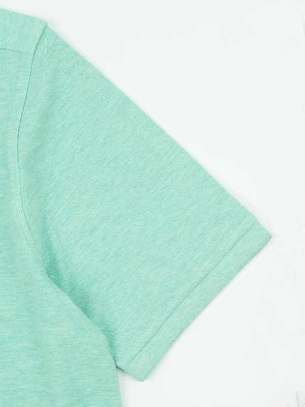 Stone Harbor MEN'S TEXTURED AQUA POLO SHIRT