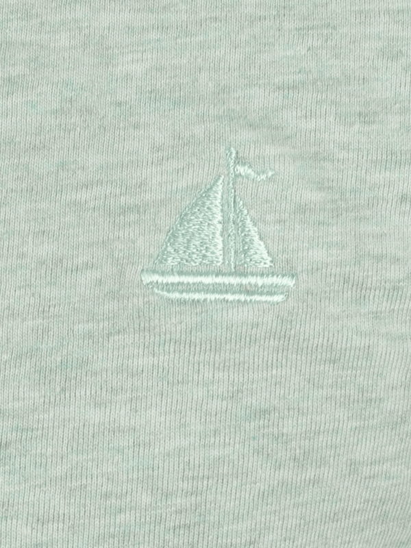 Stone Harbor MEN'S TEXTURED AQUA T-SHIRT