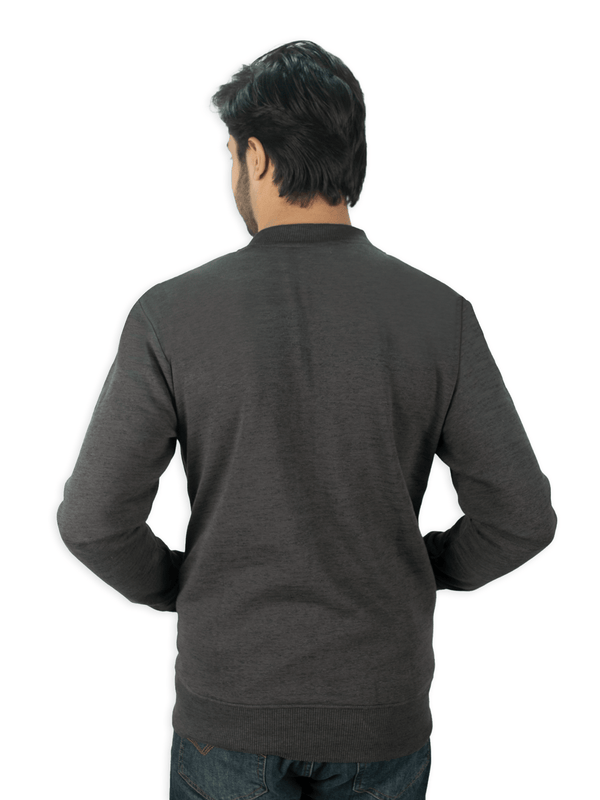 Stone Harbor MEN'S TEXTURED CHARCOAL FLEECE JACKET