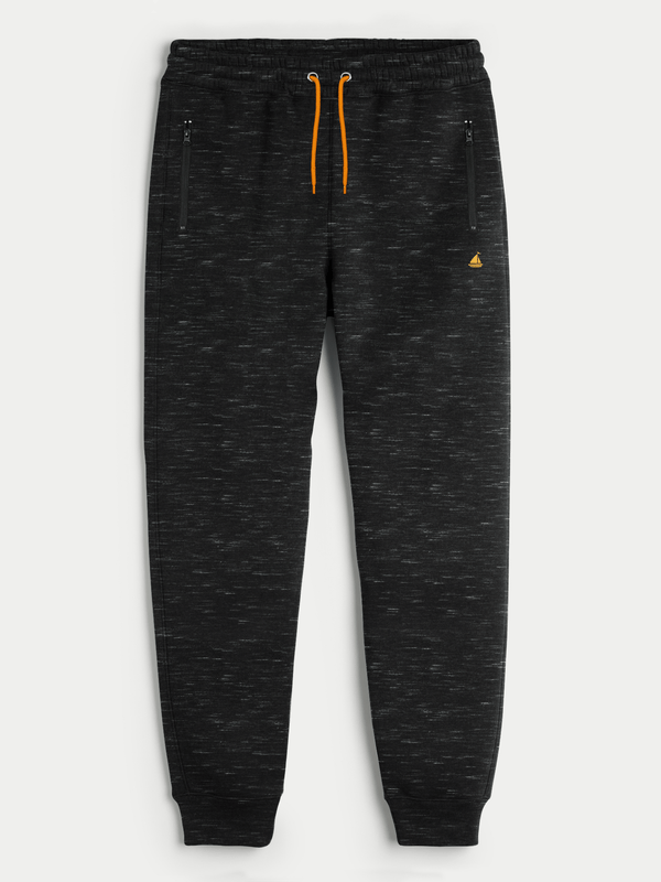 stone harbor MEN'S TEXTURED CHARCOAL SWEAT PANT