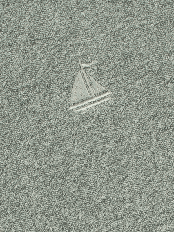 Stone Harbor MEN'S TEXTURED GREY SIGNATURE POLO