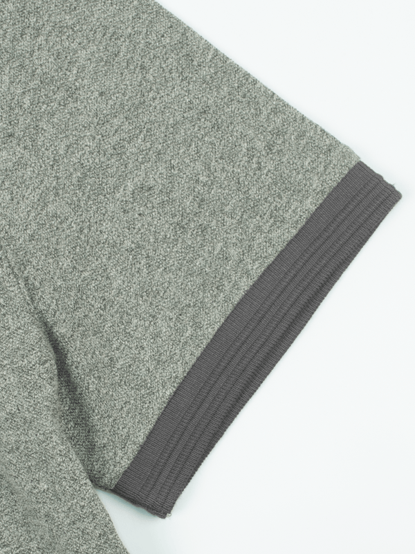 Stone Harbor MEN'S TEXTURED GREY SIGNATURE POLO