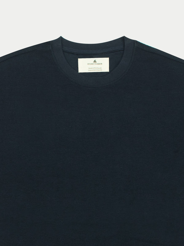 Stone Harbor MEN'S TEXTURED NAVY SWEATSHIRT