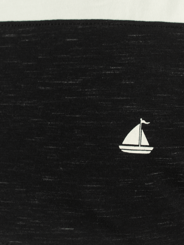 Stone Harbor MEN'S TEXTURED PANEL T-SHIRT