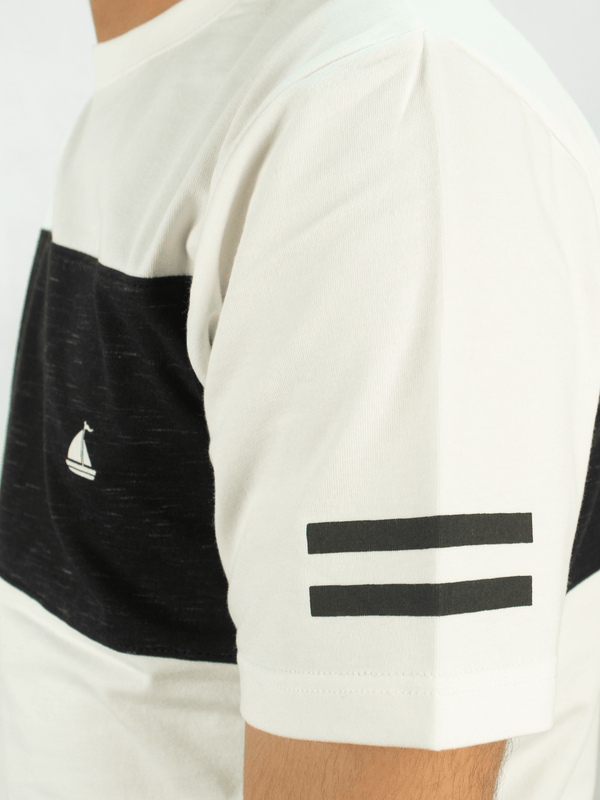 Stone Harbor MEN'S TEXTURED PANEL T-SHIRT