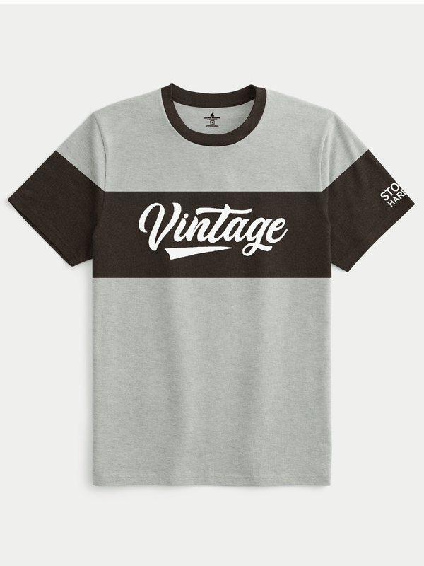 stone harbor MEN'S VINTAGE PANELED T-SHIRT