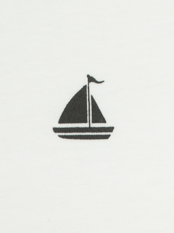 Stone Harbor MEN'S WHITE LOGO T-SHIRT