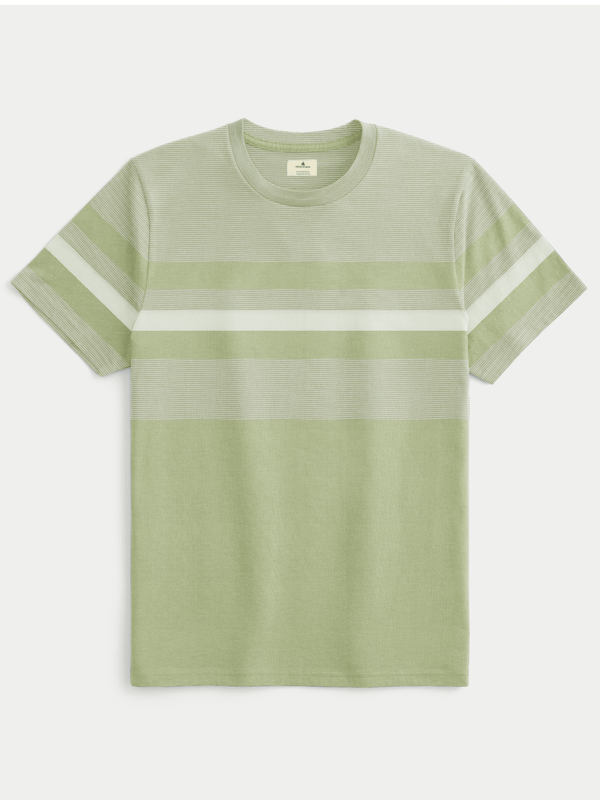 stone harbor MEN'S YARN DYED OLIVE T-SHIRT