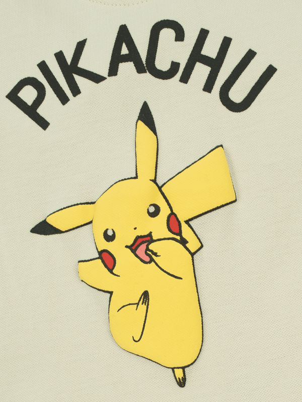 Stone Harbor MINI BOY'S BEIGE GRAPHIC T-SHIRT