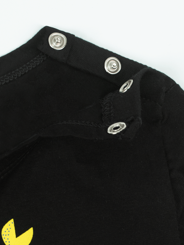 Stone Harbor MINI BOY'S BLACK GRAPHIC T-SHIRT