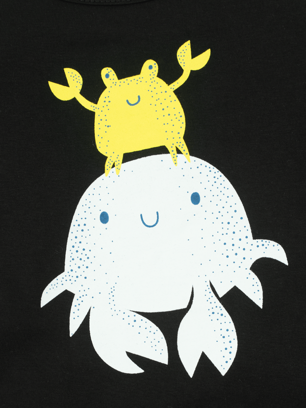 Stone Harbor MINI BOY'S BLACK GRAPHIC T-SHIRT