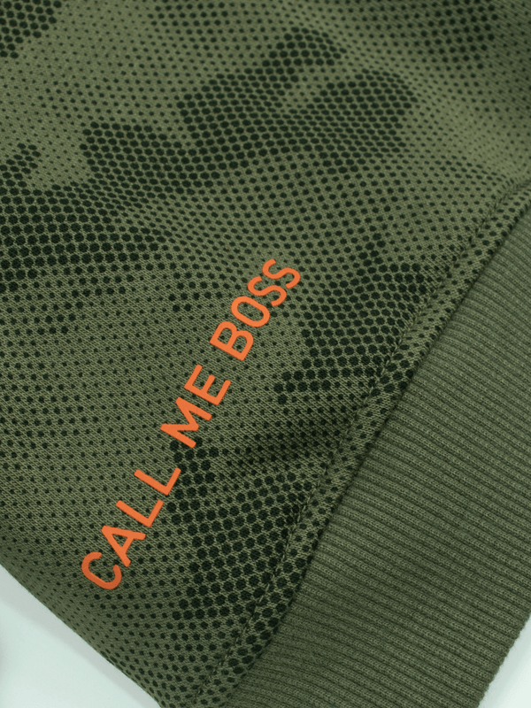 Stone Harbor MINI BOY'S GREEN CAMO SWEATSHIRT